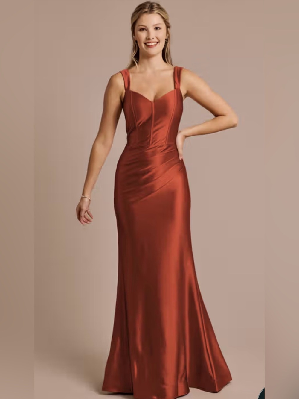 Galena Signature Bridesmaids Dress in Cinnamon